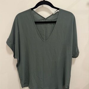 Women's V-Neck Dolman Top
